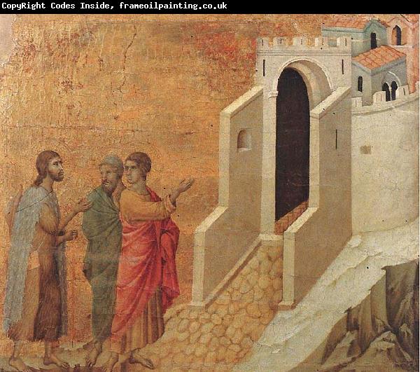Duccio di Buoninsegna Road to Emmaus